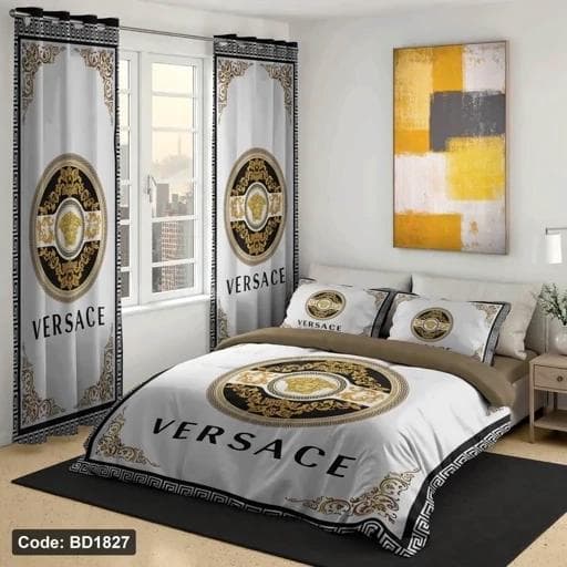 ست فانتزی روتختی دونفره 6 تیکه ورساچه کد BD1827 (پس کرایه)