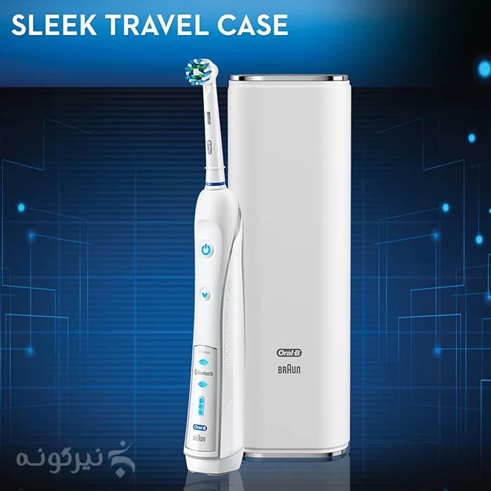 مسواک برقی اورال بی سری اسمارت مدل white 7000 — تصویر ۴
