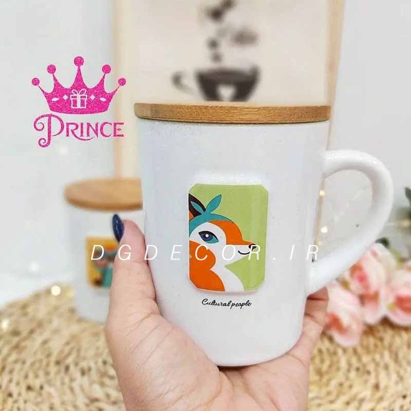 ماگ درب چوبی روباه
