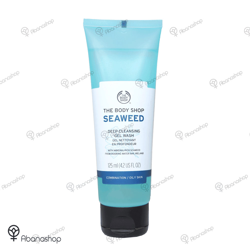 ژل شستشو صورت سیوید (جلبک دریایی) بادی شاپ Body Shop Seaweed Cleansing Gel Wash
