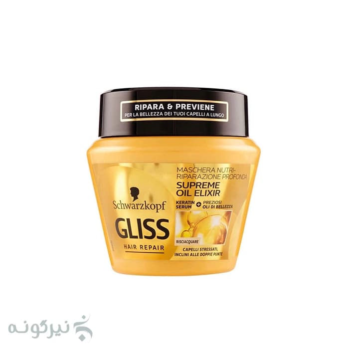 ماسک مو گلیس مدل Ultimate Oil Elixir تغذیه کننده