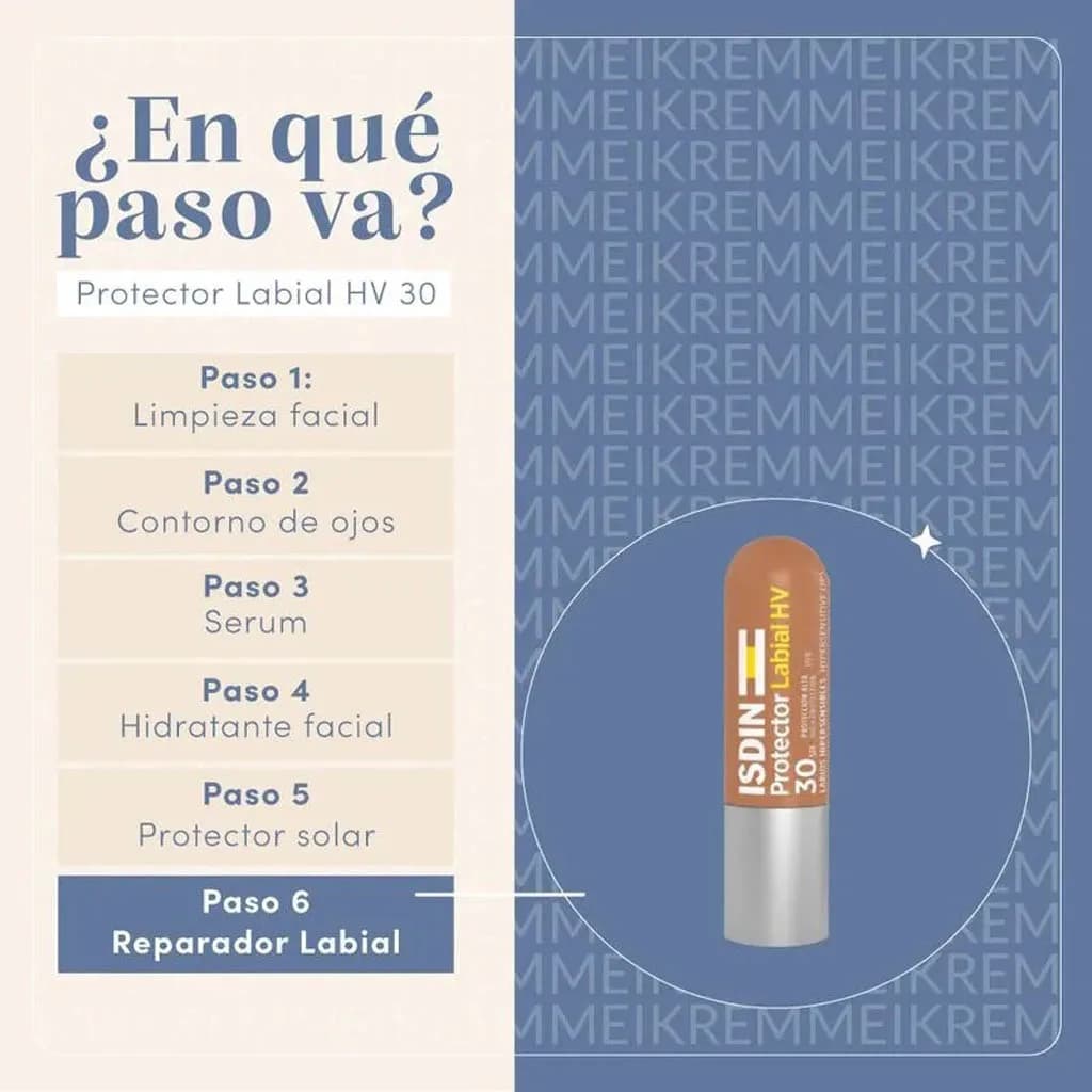 بالم لب ترمیم کننده ایزدین آبرسان Isdin Reparador Labial — تصویر ۵