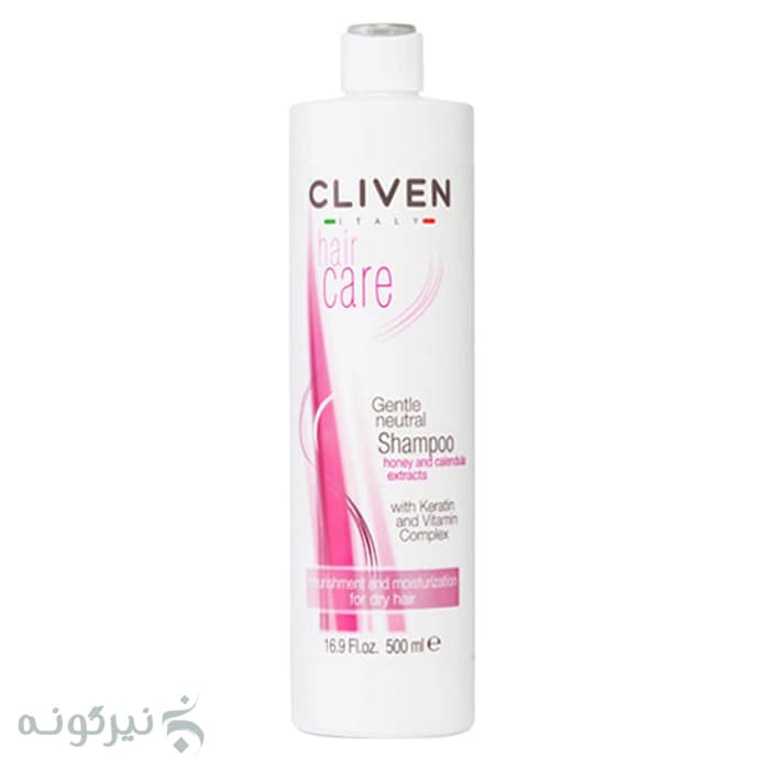 شامپو کراتینه موهای خشک کلیون مدل Gentle Neutral