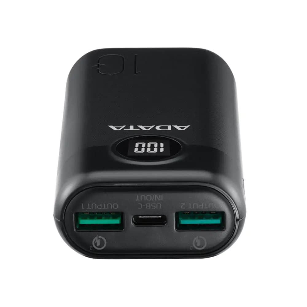 پاور بانک ای دیتا مدل ADATA P10000QCD ظرفیت 10000 میلی آمپر ساعت — تصویر ۲