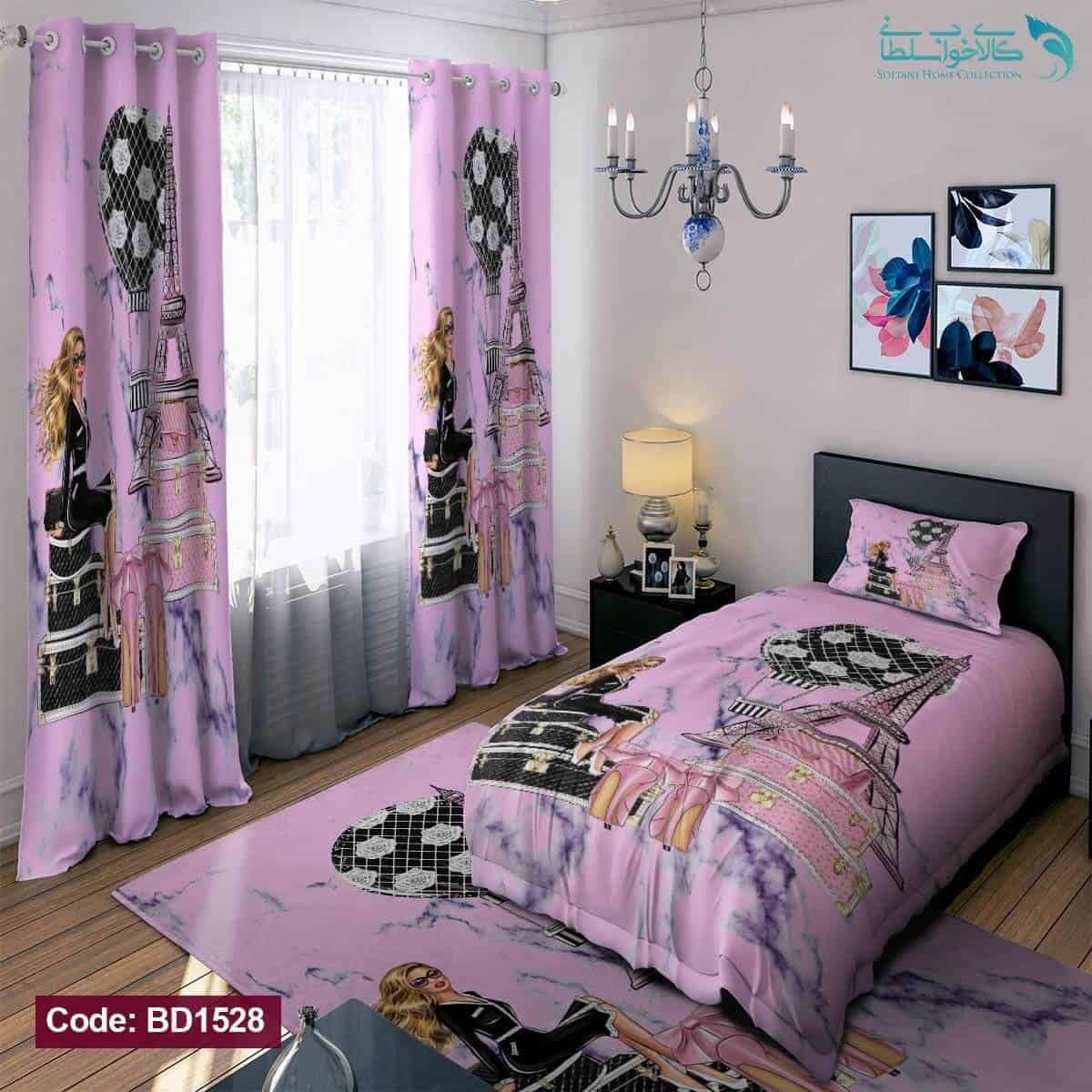 روتختی طرح پاریس یکنفره کد BD1528