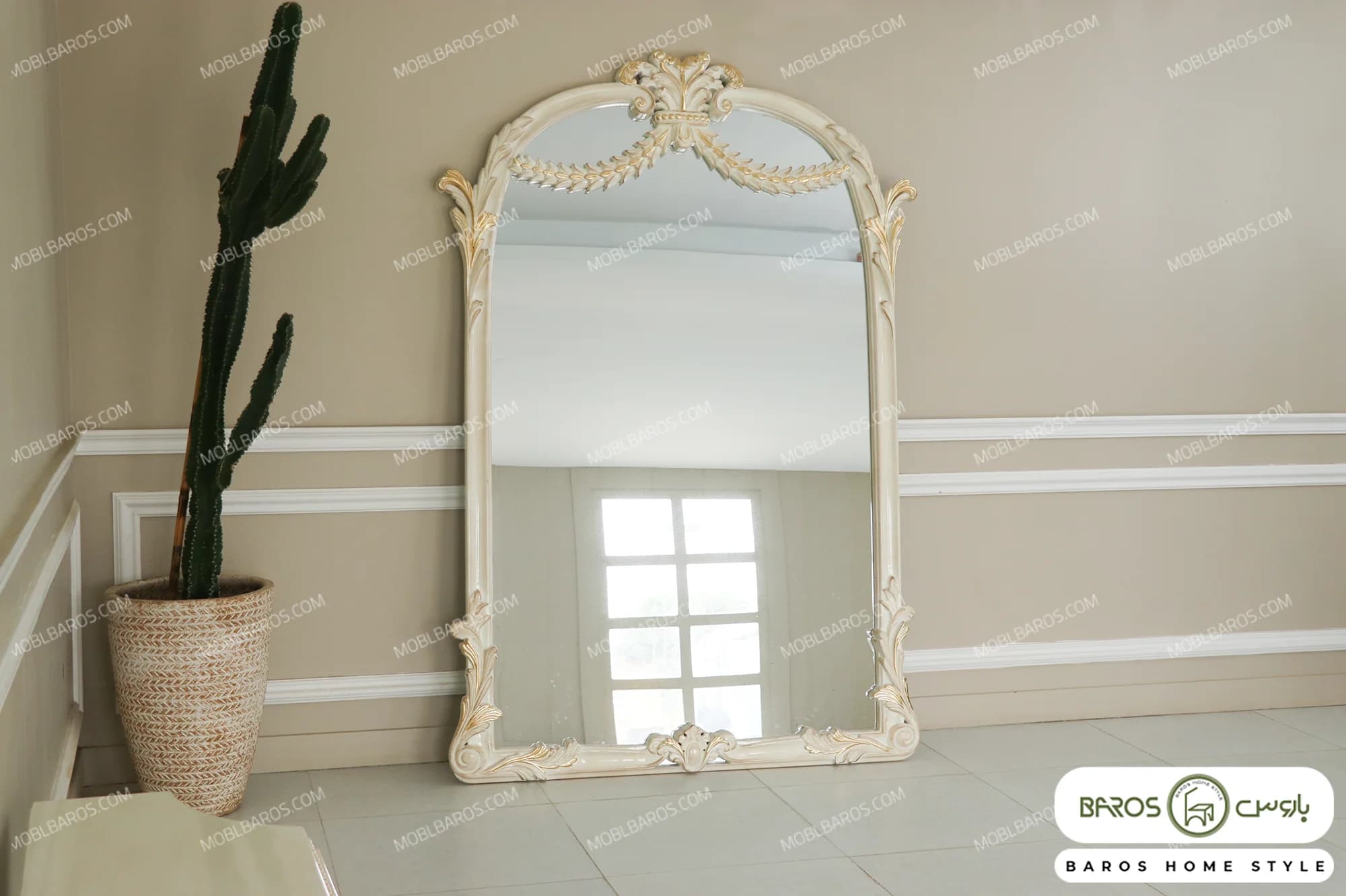 آینه قدی منبتی جدید الینا — تصویر ۲