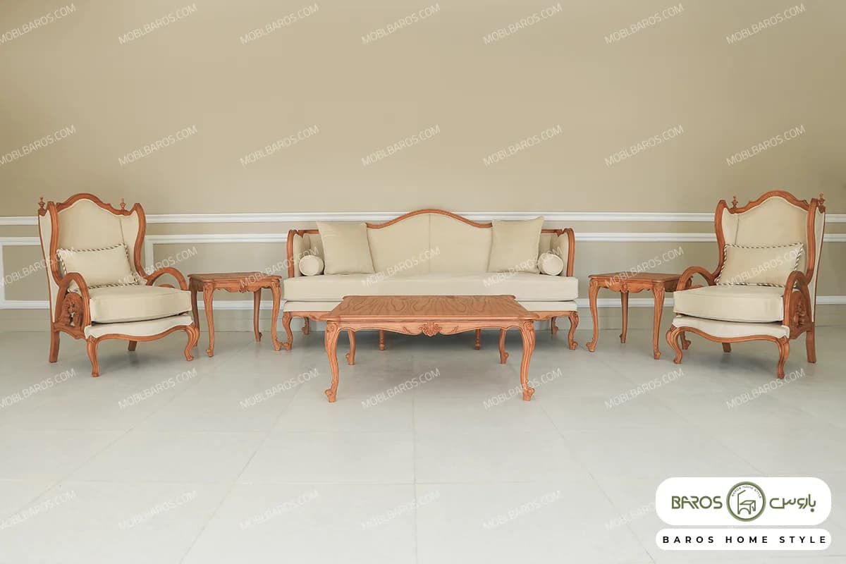 مبل کلاسیک ۷ نفره کینگ و رومینا کد ۳ — تصویر ۶