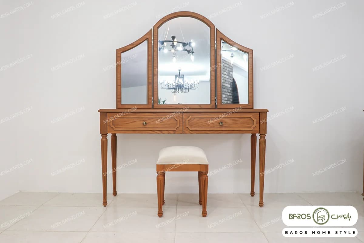 مدل میز آرایش ساده و شیک شاین کد ۱