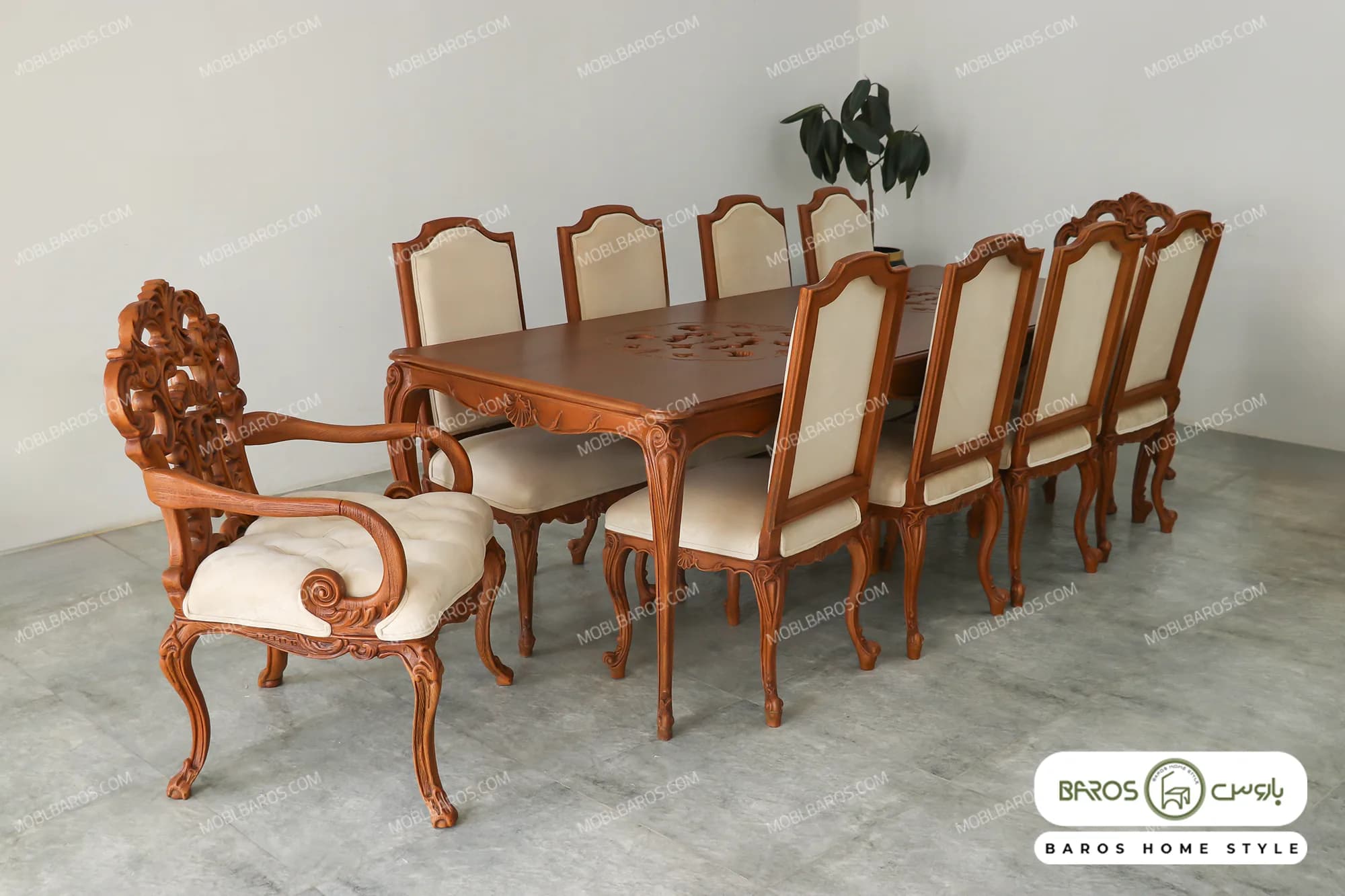 میز ناهارخوری سفارشی رومینا جدید کد ۱ — تصویر ۲