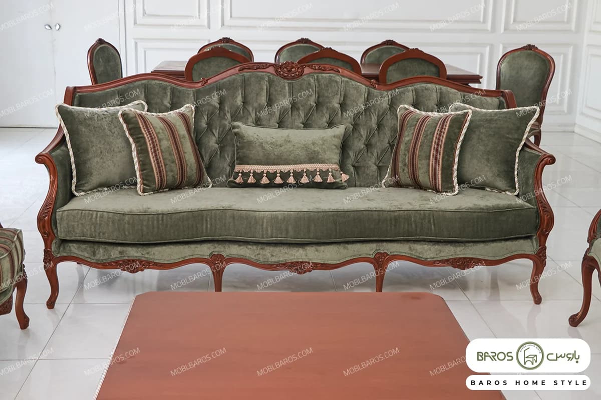 مبل نئوکلاسیک ۷ نفره جدید سپند — تصویر ۶