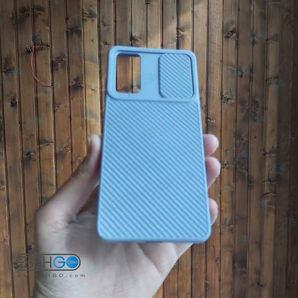 قاب گوشی سامسونگ S20 FE کاور سیلیکون خشابی با محافظ لنز دوربین S20FE — تصویر ۲