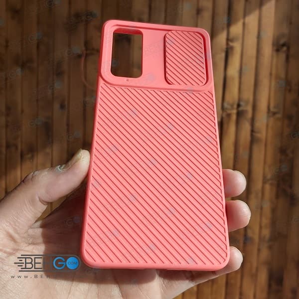 قاب گوشی سامسونگ S20 FE کاور سیلیکون خشابی با محافظ لنز دوربین S20FE — تصویر ۶