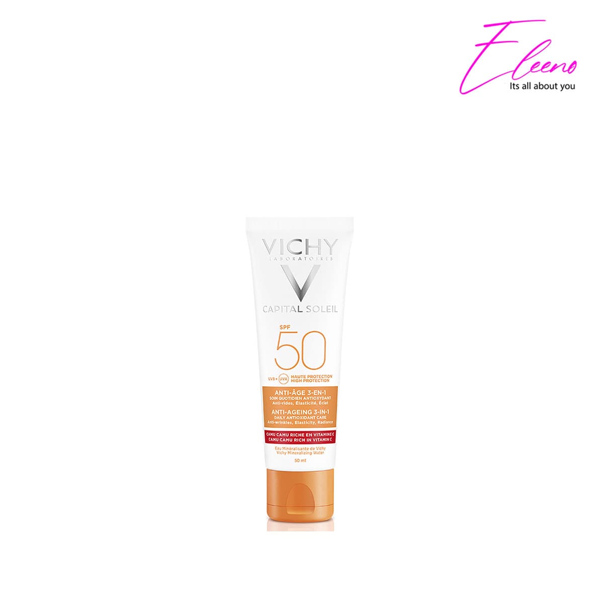 کرم ضد آفتاب جوانساز ویشی حاوی ویتامین سی Vichy Anti-Ageing 3-in-1
