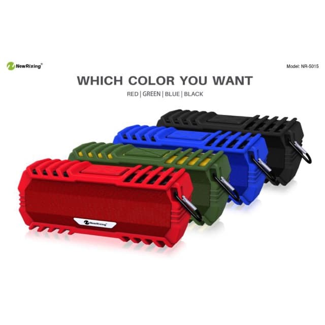 اسپیکر بلوتوثی قابل حمل نیوریکسینگ مدل NR-5015 بلندگو اصلی NewRixing NR-5015 Portable Bluetooth Speaker
