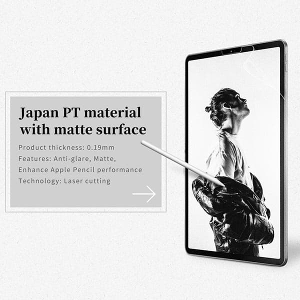 محافظ صفحه مات تبلت اپل ایپد پرو 12.9 iPad Pro برند Nillkin — تصویر ۳