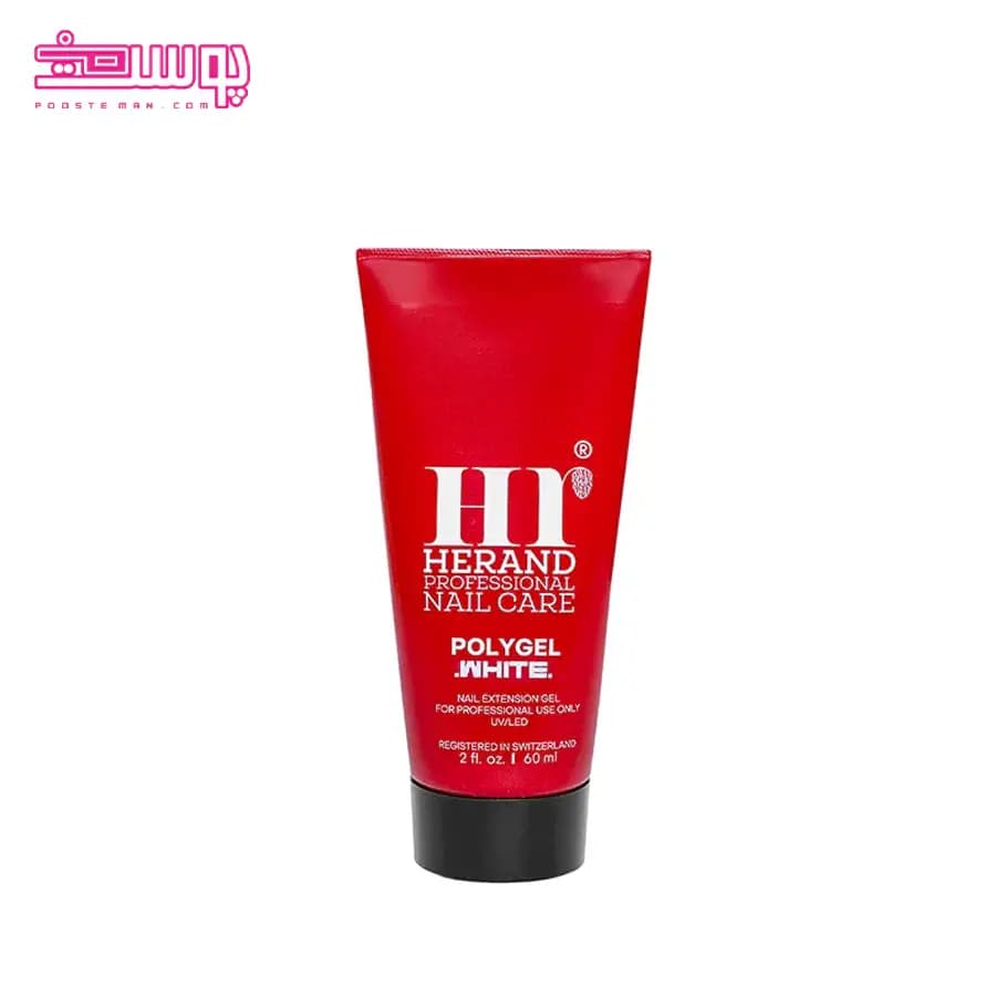 پلی ژل اکریلیک سفید هراند حجم 60ml