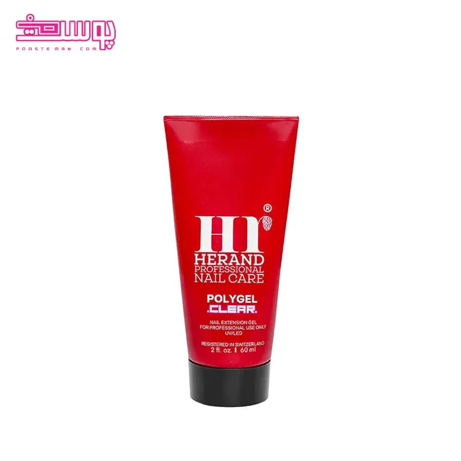 پلی ژل اکریلیک بی رنگ هراند حجم 60ml