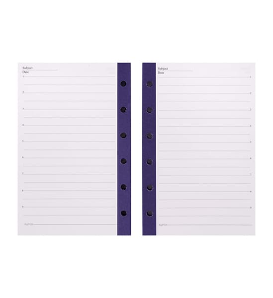 کاغذ دفتر یادداشت 6 سوراخ 120 برگ پاپکو کد NB-638-SH — تصویر ۴