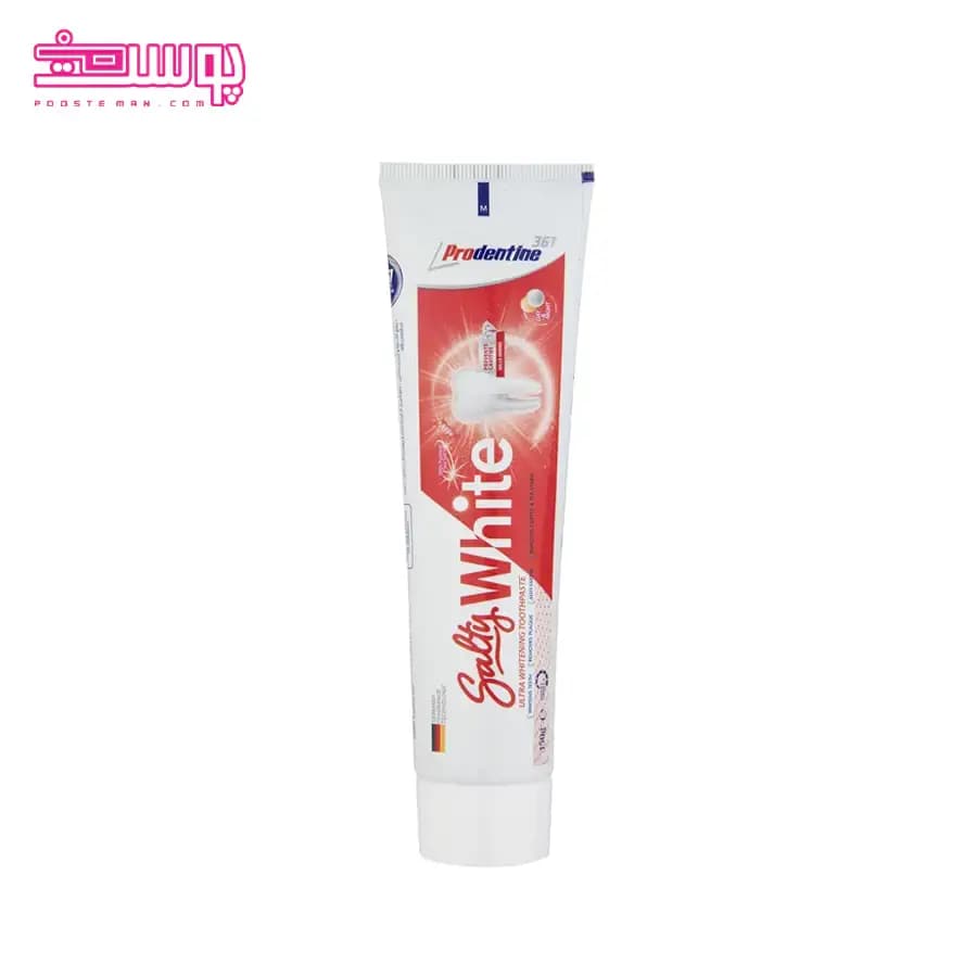 خمیردندان پرودنتین 361 مدل Salty white حجم 150ml