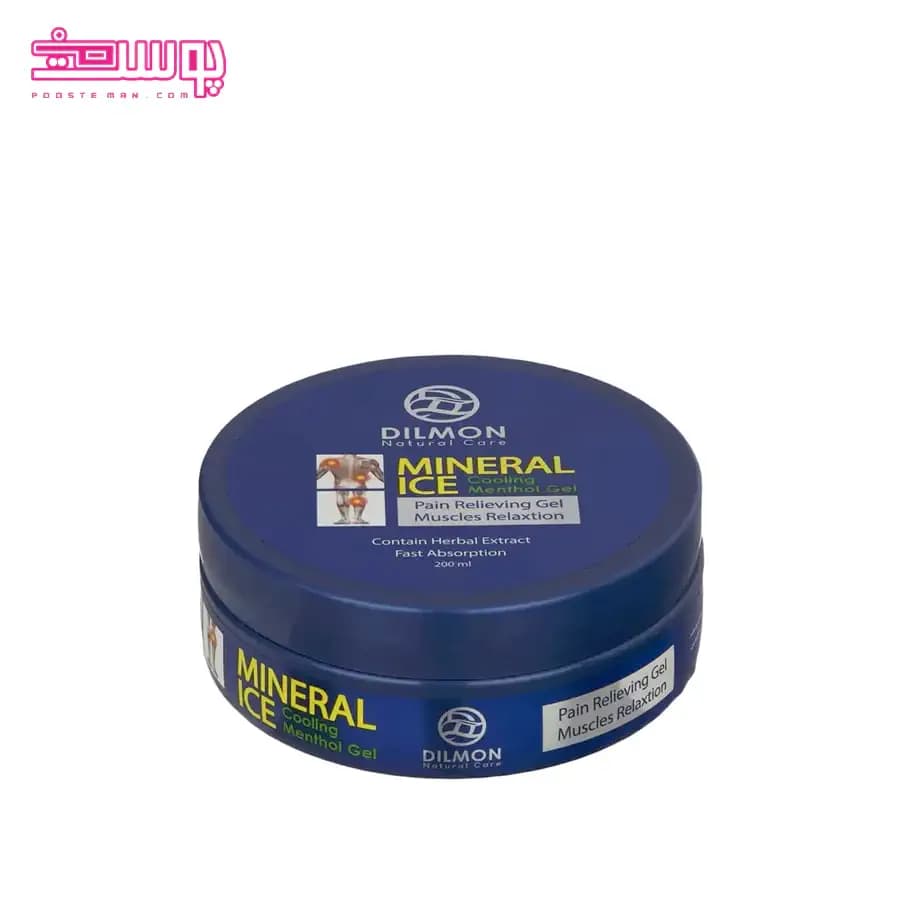 ژل خنک کننده و تسکین دهنده درد دیلمون مدل مینرال آیس حجم 200ml