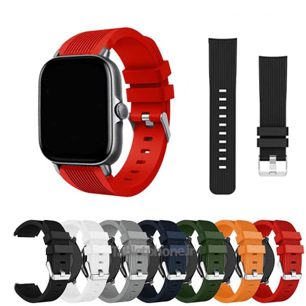 بند سیلیکونی آمازفیت Amazfit GTS 3 مدل Straight