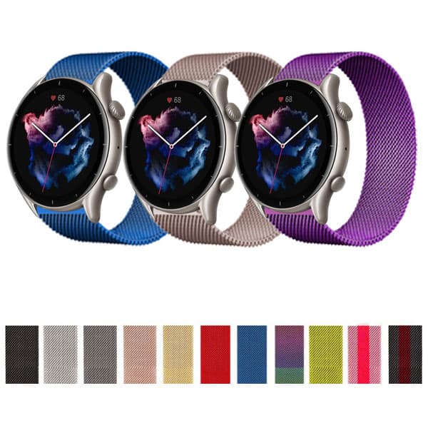 بند ساعت هوشمند آمازفیت Amazfit GTR 3 حصیری میلانس