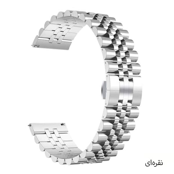 بند فلزی ساعت هوشمند آمازفیت Amazfit GTR 3 مدل 5Rows — تصویر ۴