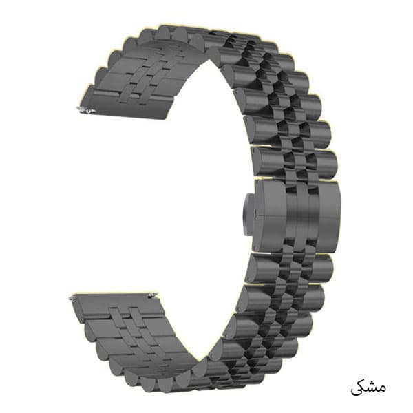 بند فلزی ساعت هوشمند آمازفیت Amazfit GTR 3 مدل 5Rows — تصویر ۲