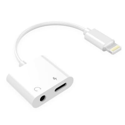 کابل تبدیل لایتنینگ به aux اپل رابط شارژر و هندزفری ایفون X-HANZ HD-A700 Adapter Apple Iphone 7/8/XS Max/ 11 Pro Max/12 Pro — تصویر ۳