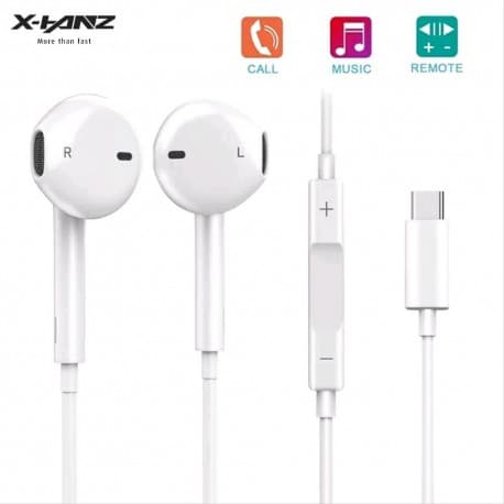 هندزفری تایپ سی گوشی موبایل هدفون Headphone X-Hanz HD-ES077 Type C