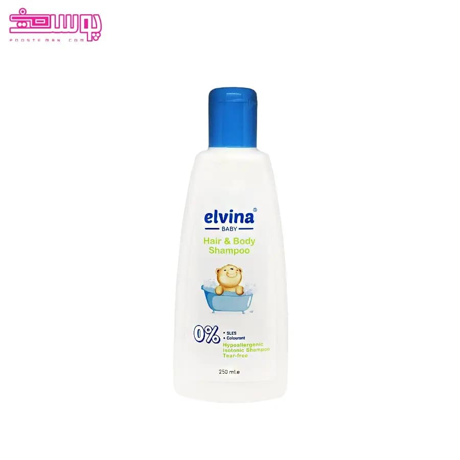 شامپو سر و بدن کودک الوینا حجم 250ml
