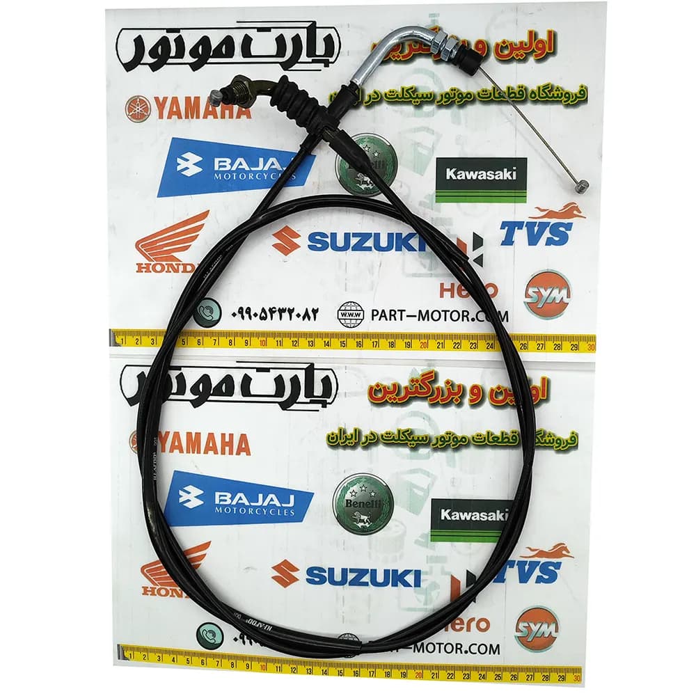 سیم گاز کامل موتور سیکلت طرح کلیک تک رشته