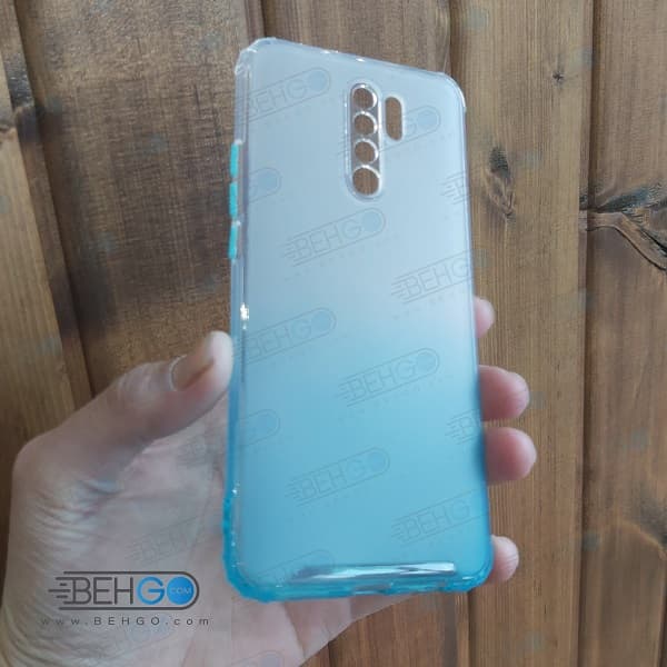 قاب گوشی شیائومی ردمی 9 کاور شیائومی ردمی9 گارد ژله ای محافظ جدید 2 رنگ مناسب گوشی New 2 Color CASE COVER For Xiaomi Redmi 9 — تصویر ۳