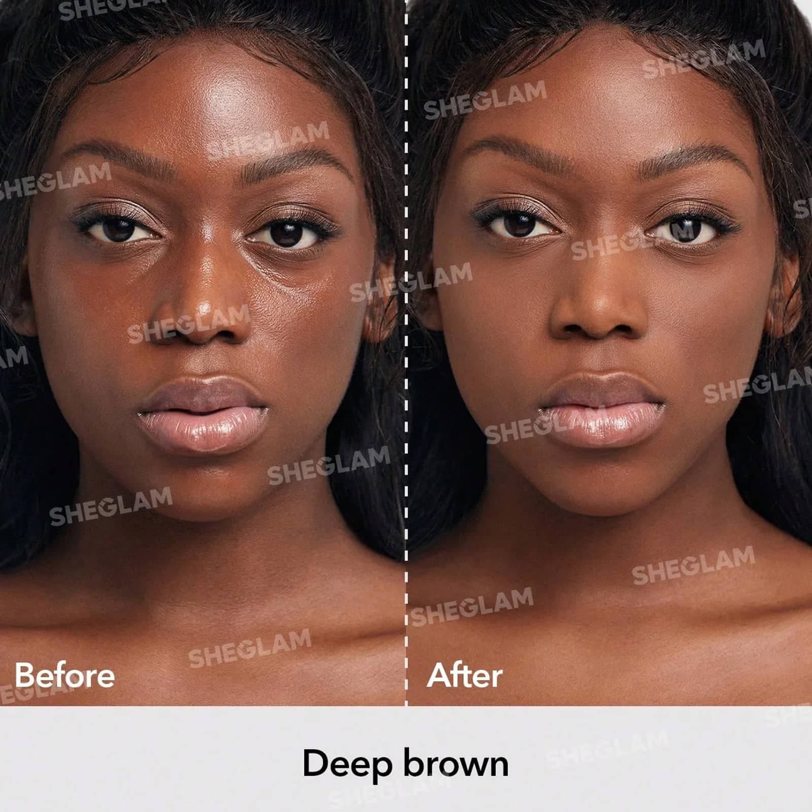 پودر فیکس شیگلم رنگ Deep Brown 💯 اصل — تصویر ۳