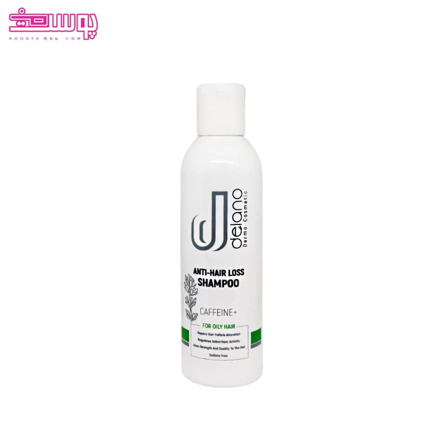 شامپو ضد ریزش موی چرب دلانو حجم 200ml
