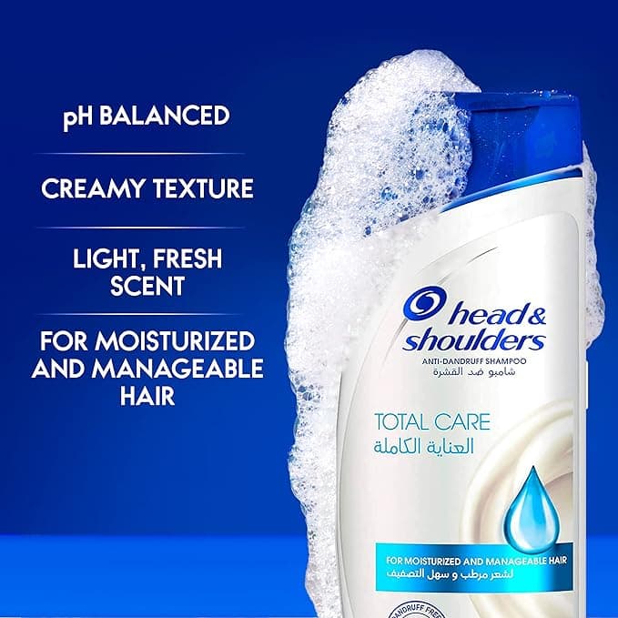 شامپو ضدشوره هد اند شولدرز Total Care 💯 اصل عرب — تصویر ۳