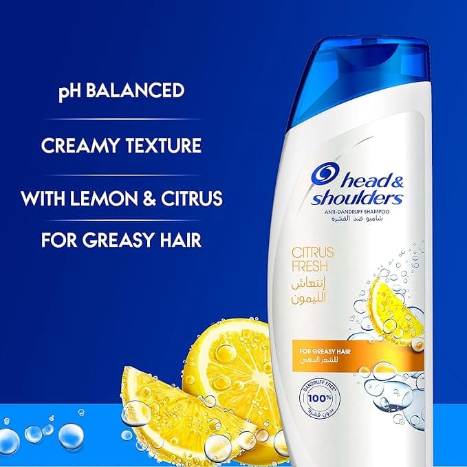 شامپو موی چرب هد اند شولدرز Citrus Fresh 💯 اصل عرب — تصویر ۴