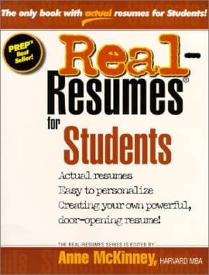 دانلود کتاب Real-Resumes for Students (Real-Resumes Series)