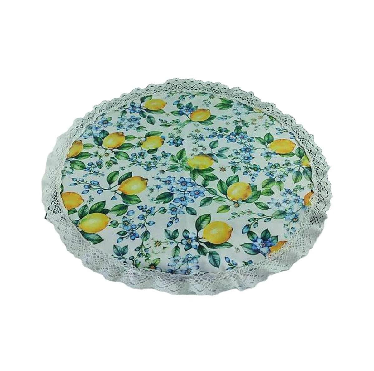 رو میزی طرح لیمو 2 مدل دایره کد 50626 سایز 50 × 50 سانتیمتر