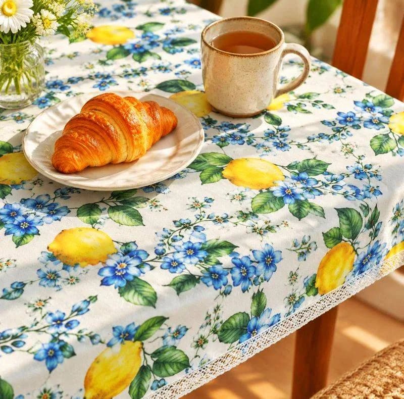 رو میزی طرح لیمو کد 50622 سایز 100 × 100 سانتی متر — تصویر ۲