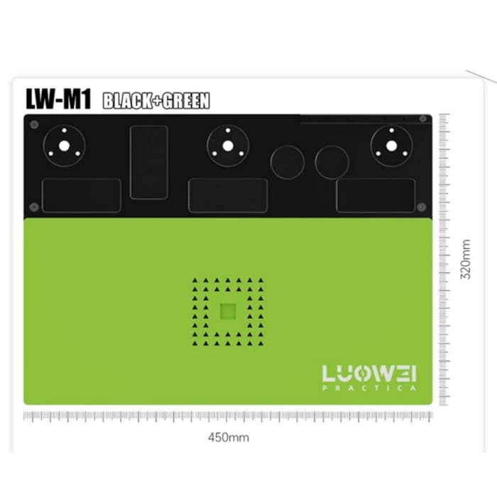 پد کار فلزی LUOWEI LW-M1 — تصویر ۲