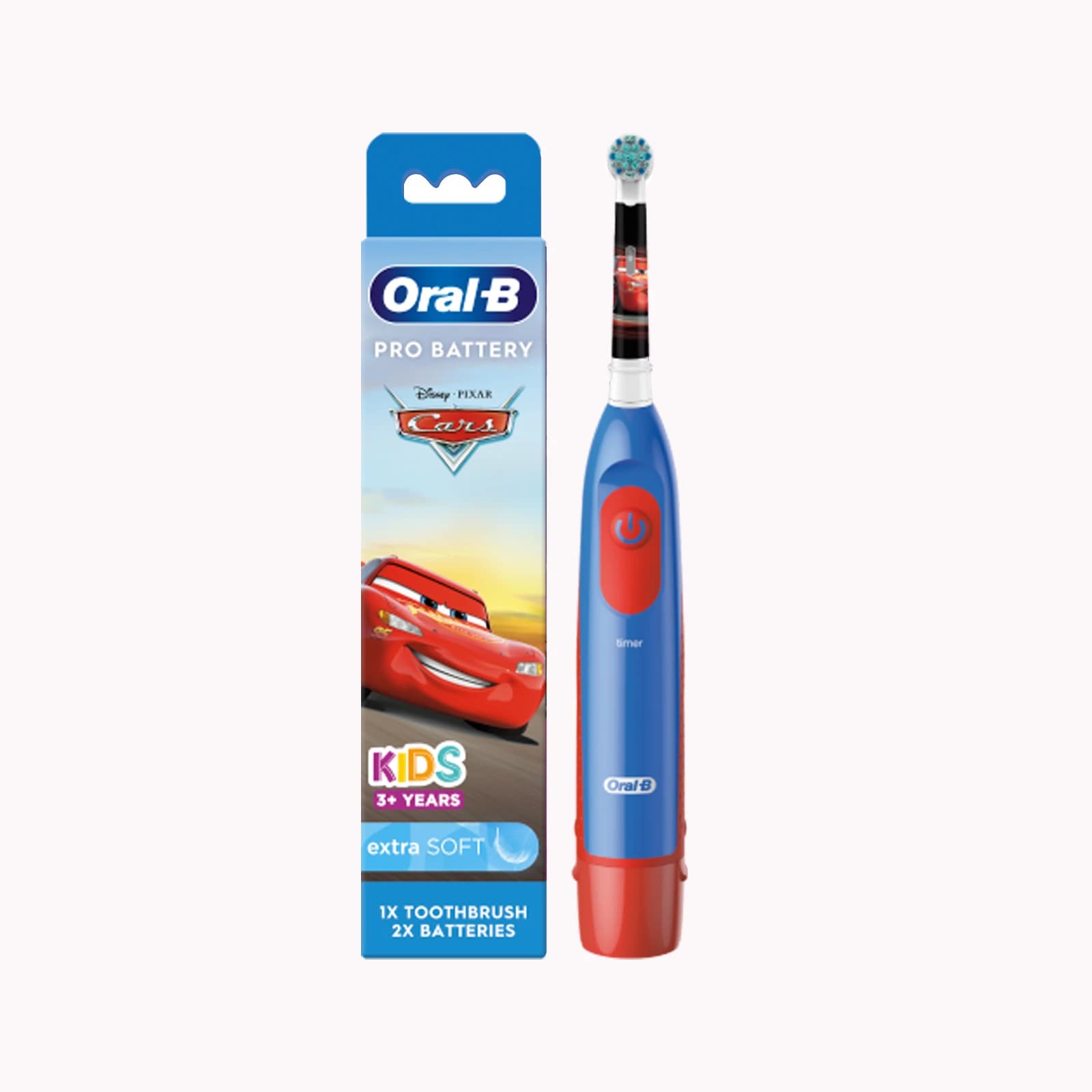 مسواک برقی بچگانه اورال بی پروباتری Disney Cars [سفارش اروپا]