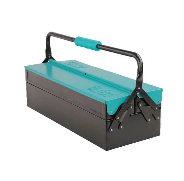 جعبه ابزار روماتون کد 9052 مدل فلزی 2 طبقه سایز 50 سانتی‌متر