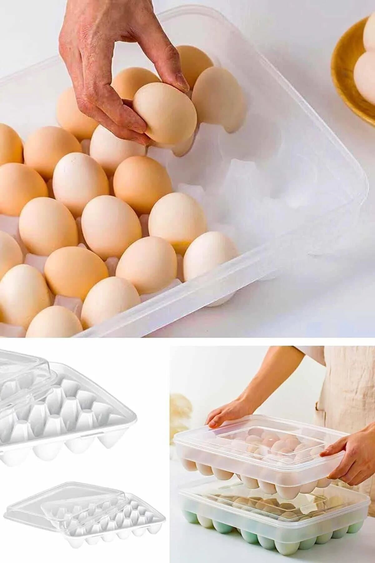ظرف نگهدارنده تخم مرغ 30تایی پلاست آرت YU-130 — تصویر ۴