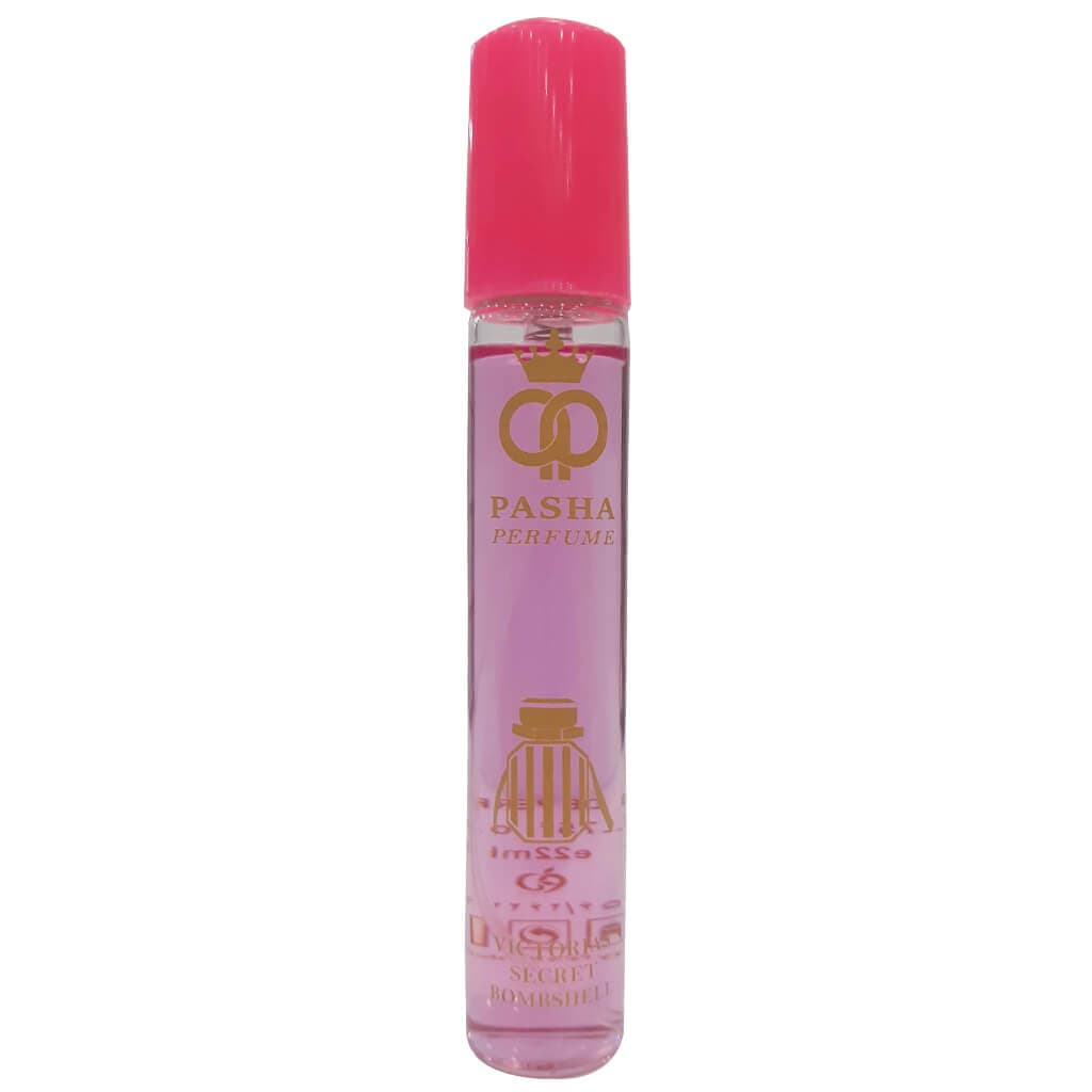 عطر جیبی زنانه پاشا رایحه ویکتوریا سکرت بامبشل حجم 22 میلی لیتر