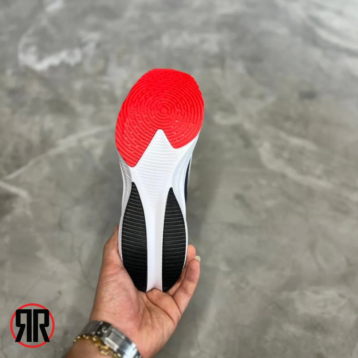 کفش کتونی مردانه نایک زوم ایکس ZoomX سرمه ای کفی سفید — تصویر ۵