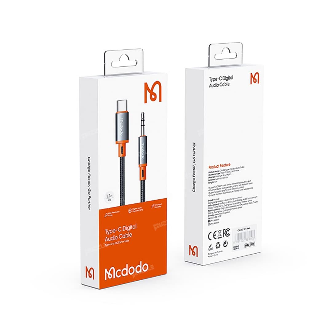 کابل تبدیل تایپ سی به AUX مک دودو مدل Mcdodo CA-0820 — تصویر ۴