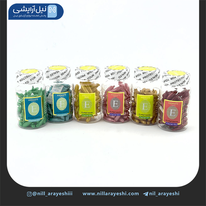 کپسول ضد چروک ویتامین E انیمیت شصت عددی — تصویر ۲