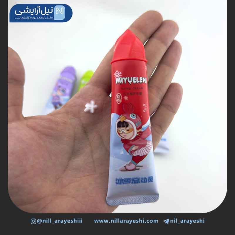 پک پنج عددی کرم طرح بستنی قیفی دختر اسکی باز میولن ی — تصویر ۳