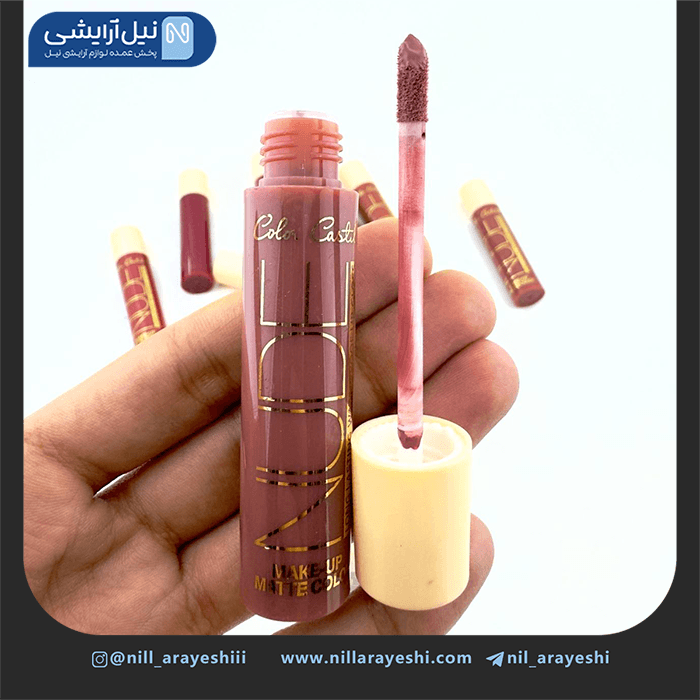 پک رژ لب مایع نود کالر کاستل دوازده عددی کد 4189 — تصویر ۴